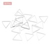 Unique Bargains Triangle Hollow Open Bezel Linking Ring for Jewelry Making 50 Pcs - 3 of 4