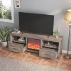 Sapphtopaz TV Stands for Living Room Storage Cabinet for TVs Up to 60" with Open Storage Shelf Entertainment Center for Hallway - 2 of 4
