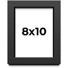 PosterPalooza | Photo Size Flat Black Picture Frame - UV Acrylic, Foam Board Backing, Hanging Hardware - 2 of 4