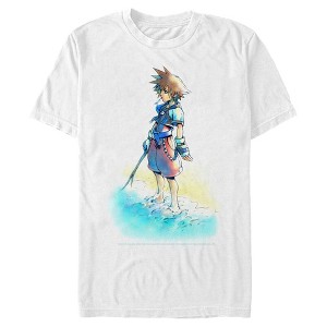 Men's Kingdom Hearts 1 Hero by the Shore T-Shirt - 1 of 4