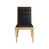 Meridian Furniture,Bristol Vegan Leather Dining Chair, Set of 2 - 3 of 4