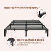 homfan Bed Frame, High Platform Bed Frame, Queen Size with Storage Space, Heavy Duty Steel Slat Support, No Screws Needed, Easy Assembly - 4 of 4