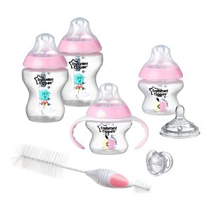 Tommee Tippee Closer to Nature Baby Bottle Gift Set - Pink