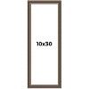 PosterPalooza | Panoramic Sculpted Silver Picture Frame - UV Acrylic, Foam Board Backing, Hanging Hardware - 2 of 4