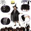TackView Cloak black witch Costume, Girl’s Witch Costume for Kids, Classic Costume for Party Dress-Up - 4 of 4