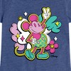 Girls' - Disney - Mickey Mouse Fitted Short Sleeve Graphic T-Shirt - 2 of 4