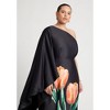 ELOQUII Women's Plus Size One Shoulder Dramatic Sleeve Dress - 4 of 4