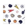 Hudson Baby Infant Boy Cotton Rich Flannel Receiving Blankets Bundle, Sports Fan, One Size - 3 of 4