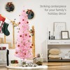 6' Artificial Pencil Christmas Tree, Slim Xmas Tree with 390 Realistic Branch Tips and Plastic Stand - 4 of 4