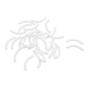 Unique Bargains 30 Pcs Soft Rubber Women Makeup Eyelash Curler Refill Replace Pads - 1 of 3