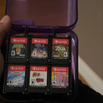Unique Bargains For Nintendo Switch Game Card Hard Plastic Storage  Protector Case Holds Accessories 4 Purple : Target