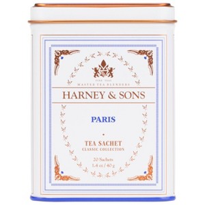Harney & Sons Paris Black Tea Sachets - 20ct : Target