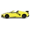 2022 Chevrolet Corvette C8.R Convertible Yellow with Silver Stripes "Barrett-Jackson" 1/64 Diecast Model Car by Greenlight - 3 of 4