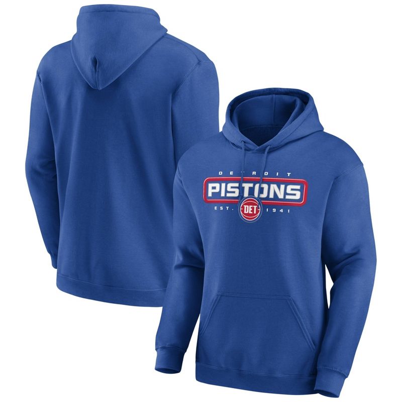 NBA Detroit Pistons Men&#39;s Fadeaway Jumper Hooded Sweatshirt, 1 of 4