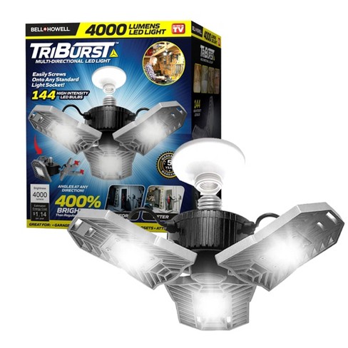 Bell + Howell TriBurst 4000 Lumens Multi-Directional LED 3 Panel Ceiling Light - image 1 of 1