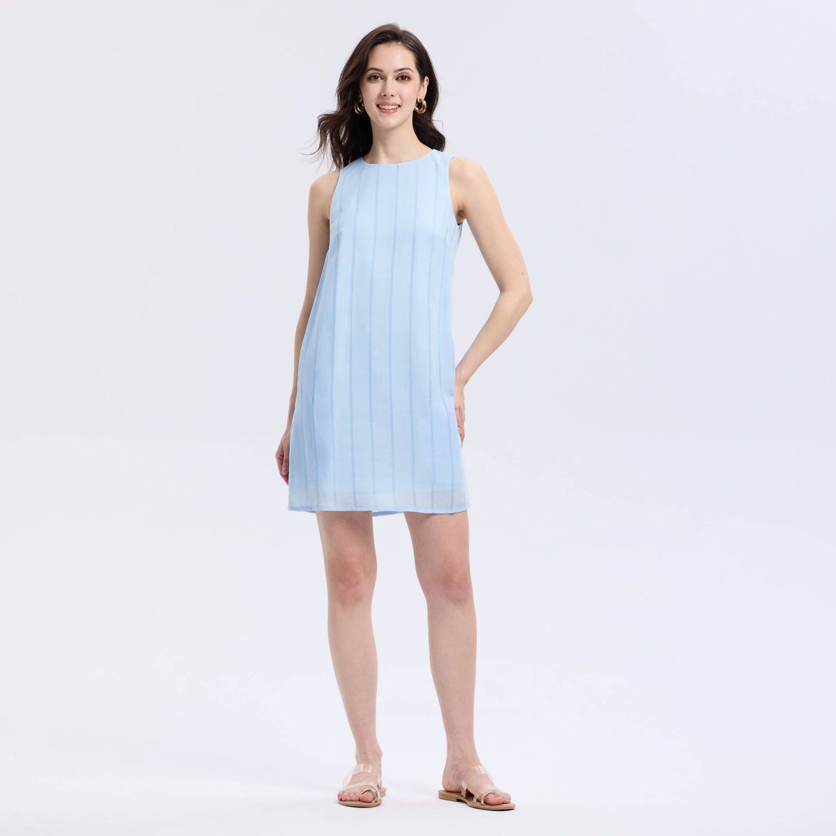 Women's Jacquard Mini Shift Dress - A New Day™ - thumbnail 9