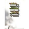 Ecopots Manhattan Wall Durable Modern Rectangular Indoor/Outdoor Recycled-Based Composite Hanging Flower Planter - 3 of 4