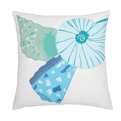 C&F Home 18" x 18" Nautilus Trio Embroidered Throw Pillow