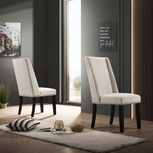 Carolina Living Set of 2 Laurant Upholstered Dining Chairs - 1 of 4
