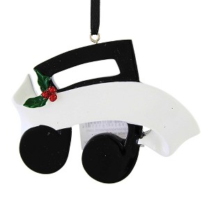 Polarx 2.5 Inch Musical Note Christmas Tree Ornament , Christmas Decor Concert Melody (1PC) - 1 of 4