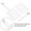 Unique Bargains Backpack PU Holder Identifier Card Luggage Tag with Straps 2 Pcs - 4 of 4