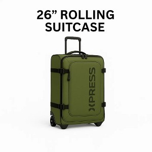 NEW YORK XPRESS TA-069 Waterproof Expandable, Soft Shell Suitcase (17", 20", 26", 30") - 1 of 4