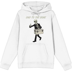 Dad To The Bone Dad Joke for Father's Day Adult Long Sleeve Hoodie - 1 of 3