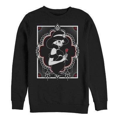 Men's Aladdin Jasmine Rose Sweatshirt : Target