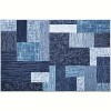 Washable Area Rugs for Bedroom, Living Room & Kitchen, Entry Rugs with Geometric Plaid Pattern, Non-Slip, Soft & Durable Floor Carpet - 3 of 4
