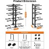 10-Tier Pots and Pans Organizer, Heavy Duty Pots and Pan Storage Rack Organizer inside Cabinet, Adjustable - 3 of 4