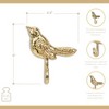 Cheung's Mythra Golden Swallow Cast Iron Wall Hook - 3 of 4