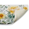 Stupell Industries Yellow Flower Garden Printed Plush Bath Mat And Bath Rug, Design By Kim Allen, 18"X30" - 2 of 4