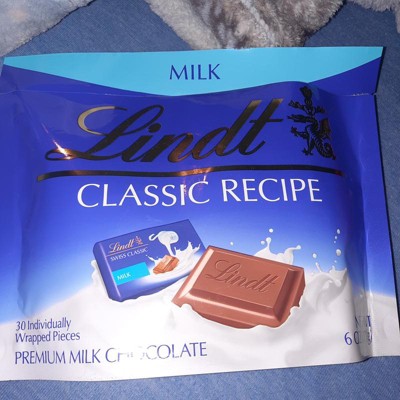 Lindt Classic Recipe Milk Chocolate Candy Pouch - 6oz : Target