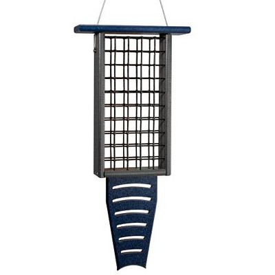 JCS Wildlife Recycled Suet Feeder w/ Tail Prop