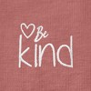 Dalix Be Kind Embroidered Cotton Relaxed Fit Short Sleeve Crewneck Tee Shirt Women - 4 of 4