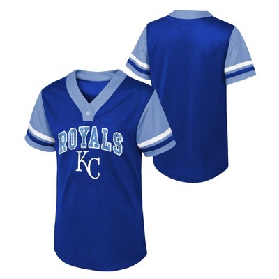 MLB Kansas City Royals Girls' Henley Jersey