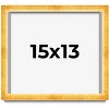 PosterPalooza | Minimalist Shadow Box Gold Picture Frame - UV Acrylic, Backing Board, Hanging Hardware - 2 of 4