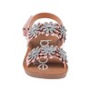 bebe Girls' Sandals - Cute and Comfy Toddler Girls' Summer Shoes, Perfect Beach Sandals for Toddlers - 4 of 4