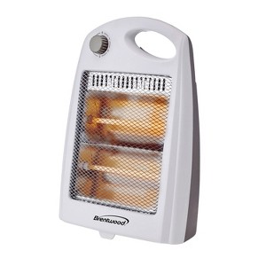 Brentwood H-Q 801W 800-Watt-Max Portable Quartz Space Heater, White - 1 of 4