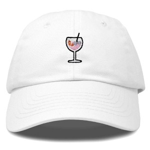 Dalix Spritz Cocktail Embroidered Cap Cotton Baseball Cute Cool Dad Hat Womens - 1 of 4