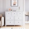 Coucheta 7-Drawer Wood Finish Dresser - Waterproof & Scratch-Resistant Storage Organizer with Anti-Tip Safety - 3 of 4