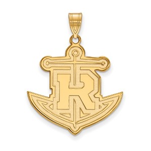 Black Bow Jewelry 10k Yellow Gold Rollins College Tars NCAA Extra Large Pendant - 1 of 2