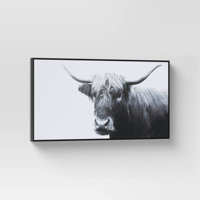 47&#34; x 24&#34; Highland Cow Framed Canvas - Threshold&#8482;, 4 of 12