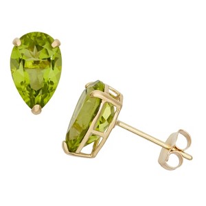 Designs By Gioelli 10K Gold Gemstone Stud Earrings - 1 of 2