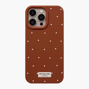 Alilang Polka Dot Phone Case with Soft Touch Finish Slim Protective Cover -  Apple iPhone 15 Pro Max : Target