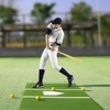 VEVOR Baseball Softball Hitting Batting Mat, 10' x 3.8' Indoor/Outdoor Softball Mat, Lined & Foam Backing Anti-Slip Anti-Fade Softball Training Aid - 2 of 4