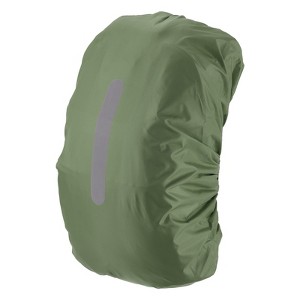 Unique Bargains Waterproof Backpack Rain Cover with a Vertical Reflective Strap for Hiking/Biking 1 Pc - 1 of 4