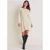 VENUS Womens Tie Detail Mini Sweater Dress - 2 of 4