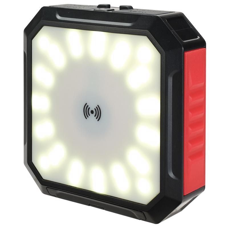 WeatherX Black/Red LED Flashlight Power Bank, 1 of 2