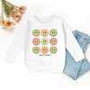 SmileyWorld Flowers With Sunglasses - Toddler Graphic Sweatshirt - 3 of 4